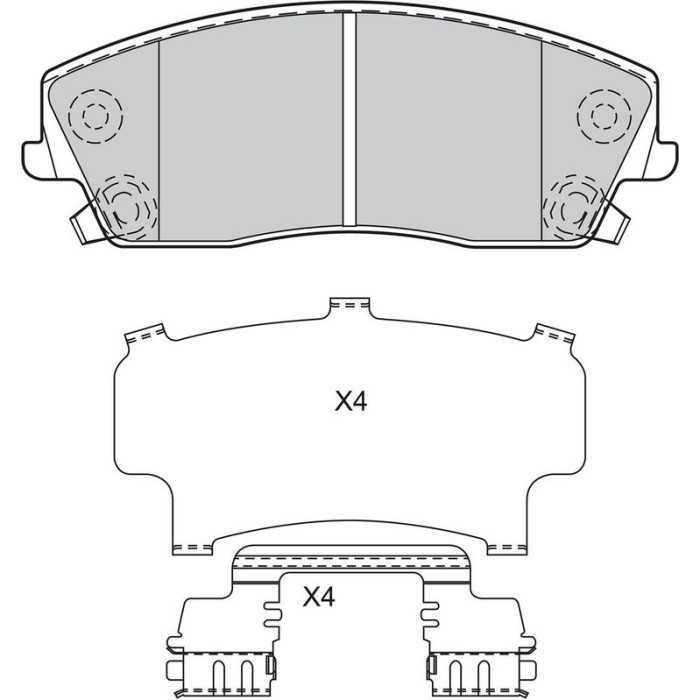 Valeo Bremsbelagsatz 601032