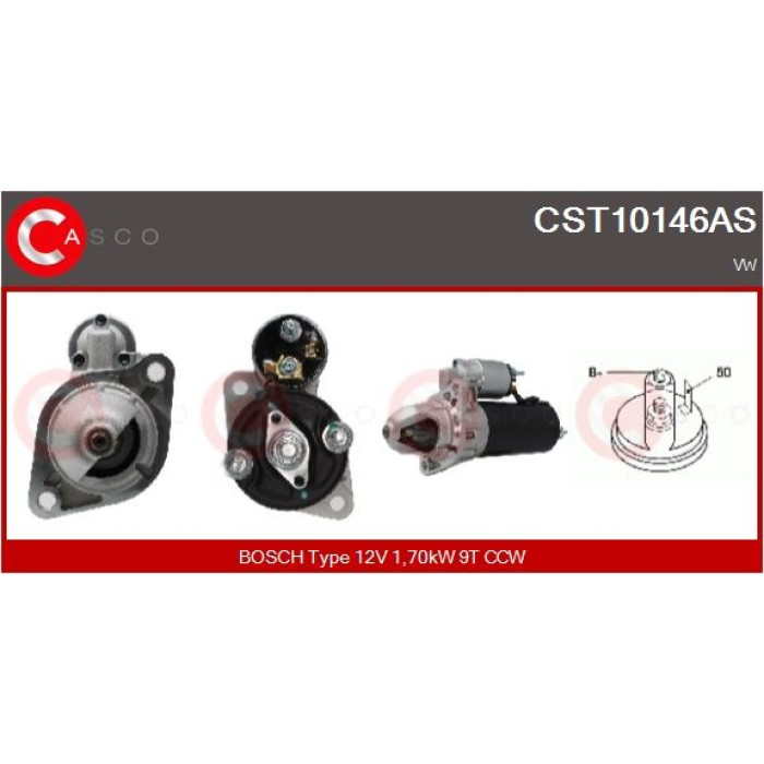 CASCO Anlasser CST10146AS CASCO Anlasser CST10146AS