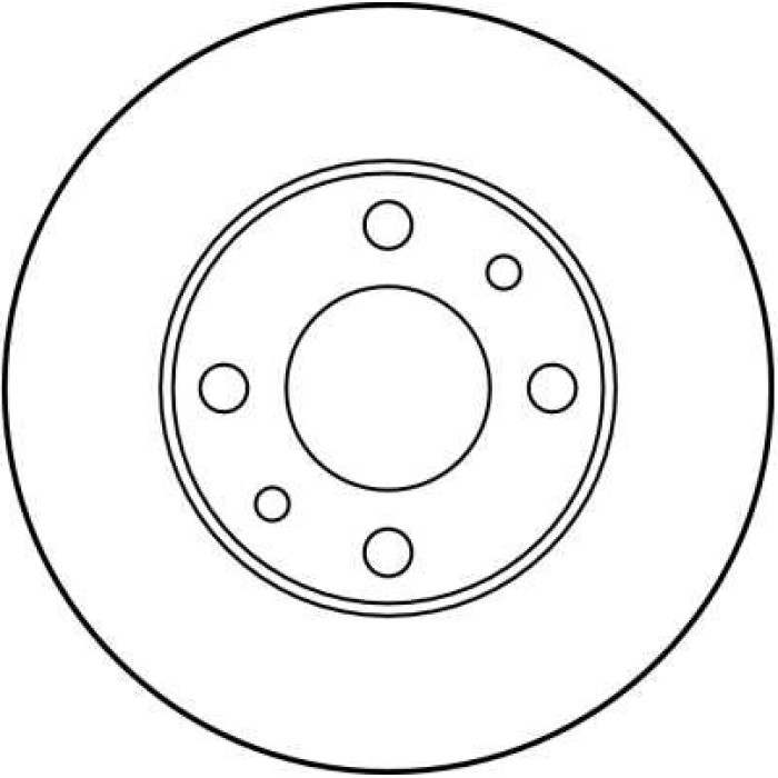 TRW Bremsscheibe Fiat/Lancia P. DF1721 TRW Bremsscheibe Fiat/Lancia P. DF1721