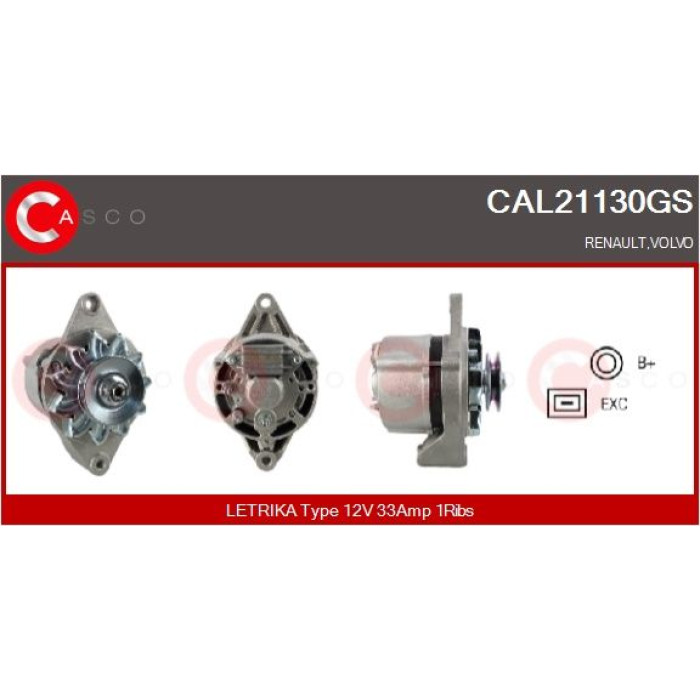 CASCO Generator CAL21130GS CASCO Generator CAL21130GS