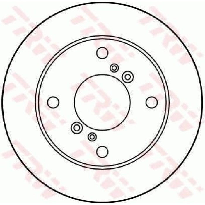 TRW Bremsscheibe DF2741 TRW Bremsscheibe DF2741