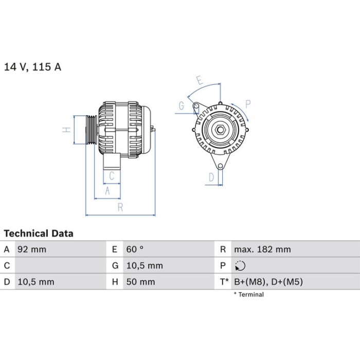0 986 037 990 Bosch Lichtmaschine 0 986 037 990 0 986 037 990 Bosch Lichtmaschine 0 986 037 990