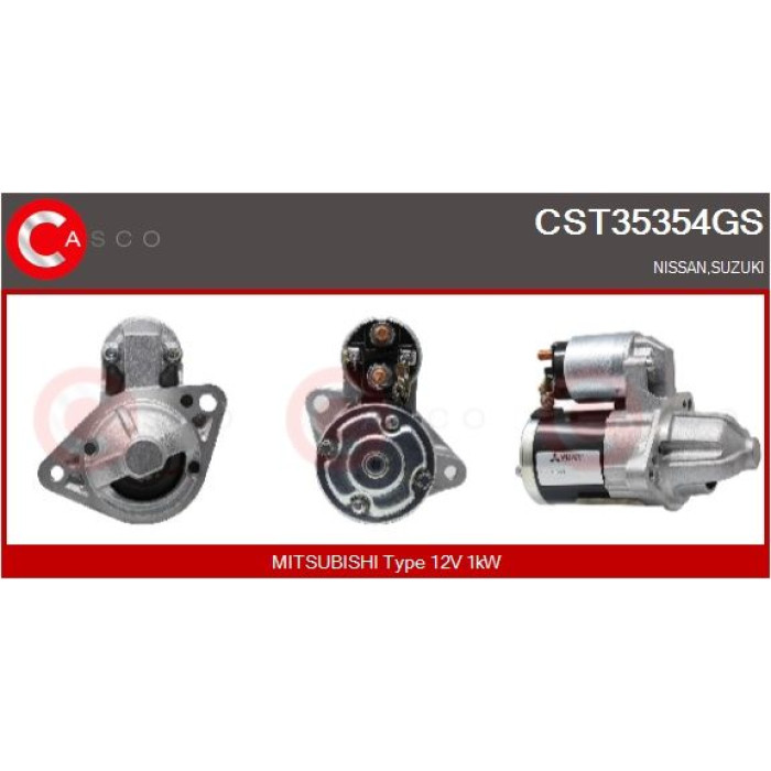 CASCO Anlasser CST35354GS CASCO Anlasser CST35354GS