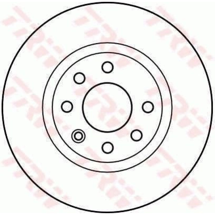 TRW Bremsscheibe DF2564 TRW Bremsscheibe DF2564