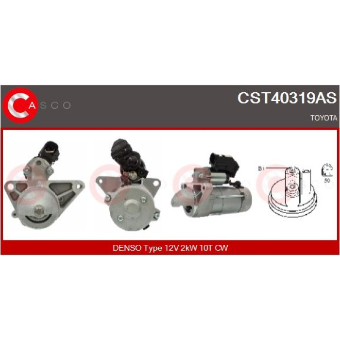 CASCO Anlasser CST40319AS CASCO Anlasser CST40319AS