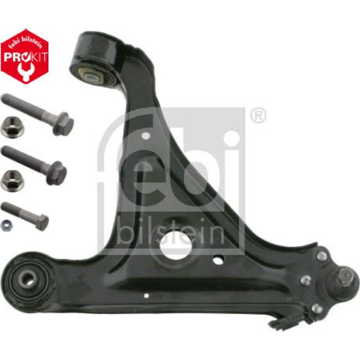 34217 febi Querlenker Opel Vorderachse Omega B 2.0-3.2 03.94-07.03 Unterer rechts mit Gummilager 34217