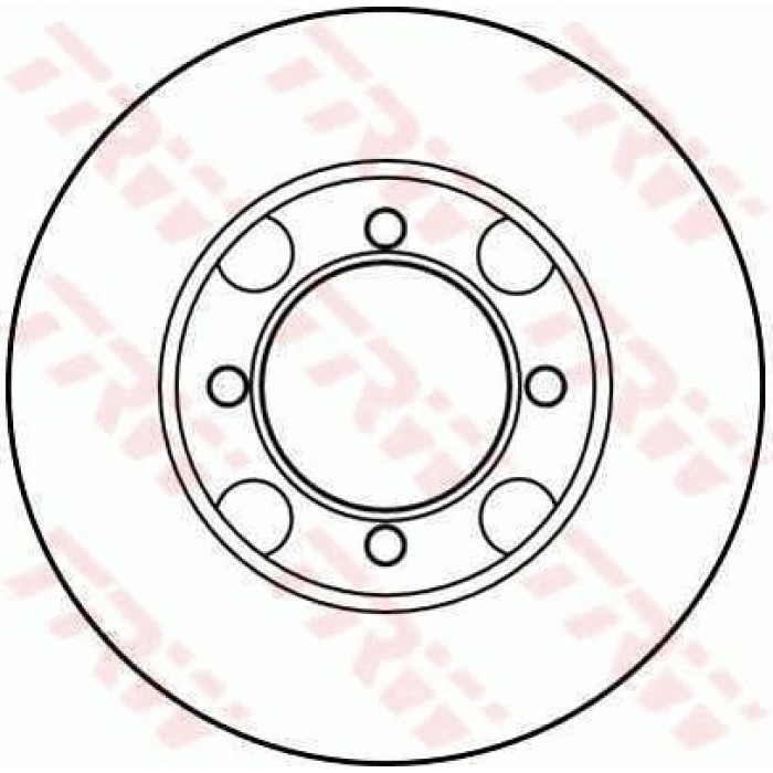 TRW Bremsscheibe DF2572 TRW Bremsscheibe DF2572