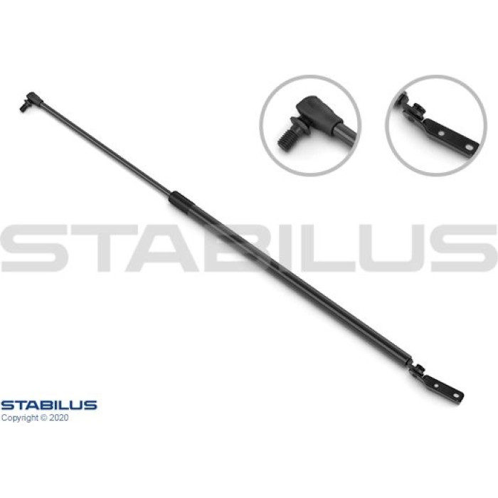 329149 Stabilus Gasdruckfeder (Gasfeder), hinten, 390 N, 635 mm - 329149