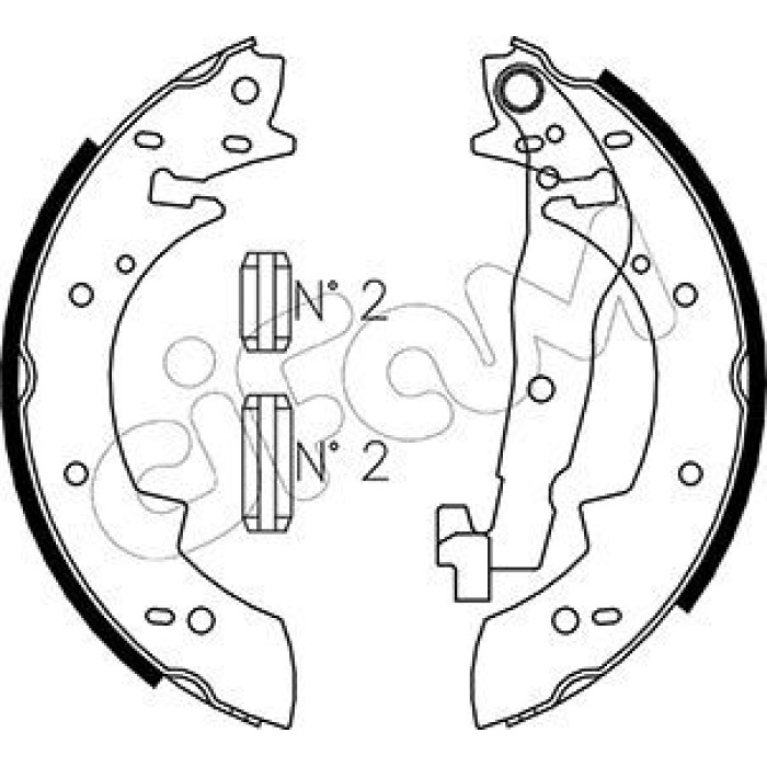 CIFAM Bremsbackensatz 153-475 CIFAM Bremsbackensatz 153-475
