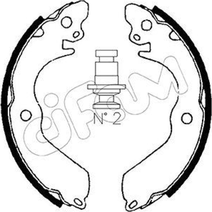 CIFAM Bremsbackensatz 153-258 CIFAM Bremsbackensatz 153-258