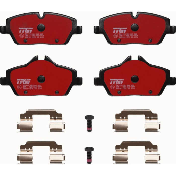 TRW Bremsbelagsatz BMW 1 1.6-2.0 03-13 Dtec Cotec GDB1611DTE TRW Bremsbelagsatz BMW 1 1.6-2.0 03-13 Dtec Cotec GDB1611DTE