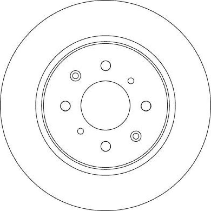 TRW Bremsscheibe Hinterachse DF6318 TRW Bremsscheibe Hinterachse DF6318