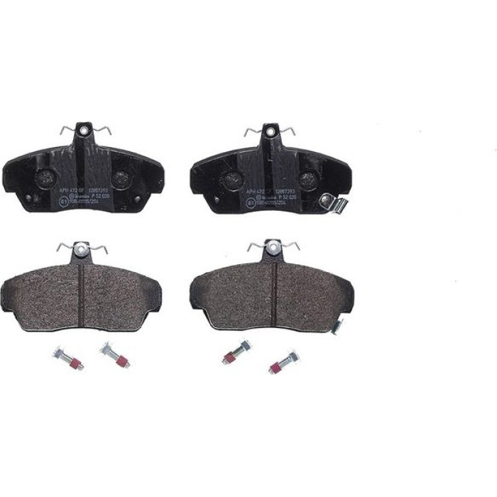BREMBO Bremsbelagsatz, Scheibenbremse P 52 020 BREMBO Bremsbelagsatz, Scheibenbremse P 52 020