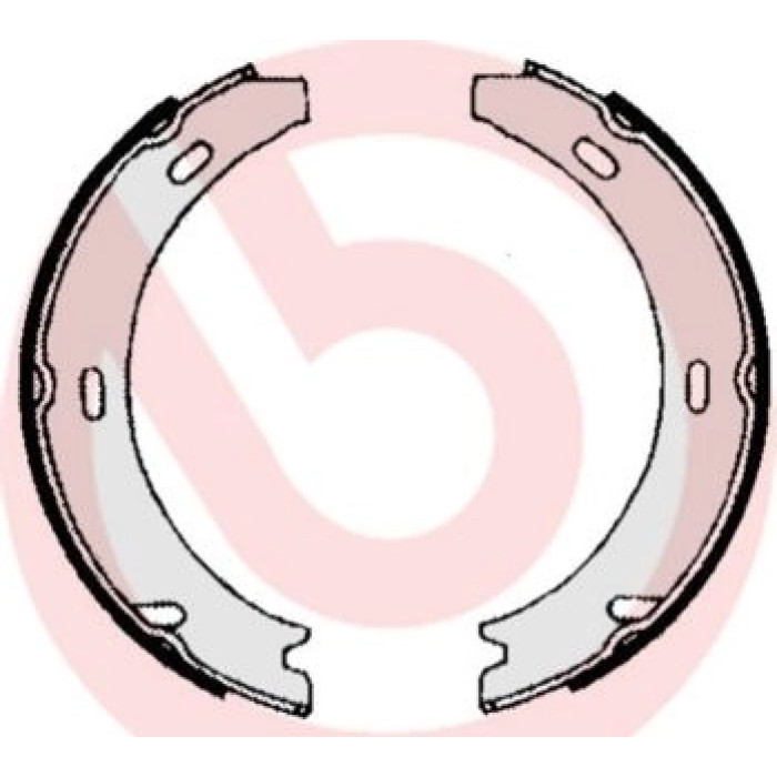 BREMBO Bremsbackensatz, Feststellbremse S 50 506 BREMBO Bremsbackensatz, Feststellbremse S 50 506