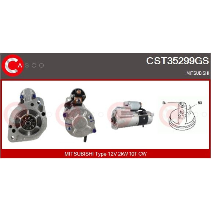 CASCO Anlasser CST35299GS CASCO Anlasser CST35299GS