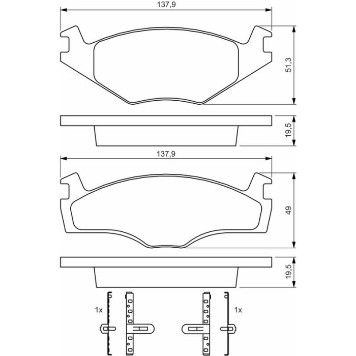 0 986 468 873 Bosch Bremsbelagsatz 0 986 468 873 0 986 468 873 Bosch Bremsbelagsatz 0 986 468 873