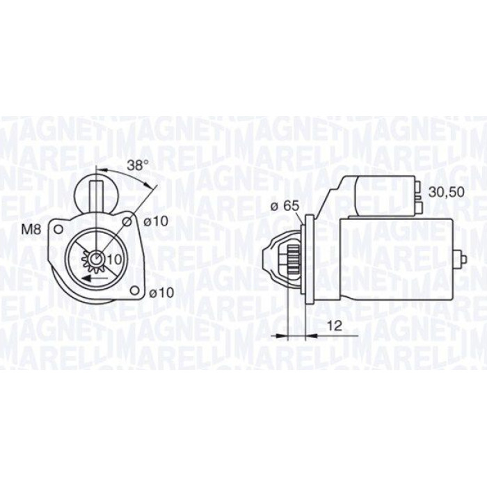 Magneti Marelli Anlasser 063280060010 Magneti Marelli Anlasser 063280060010