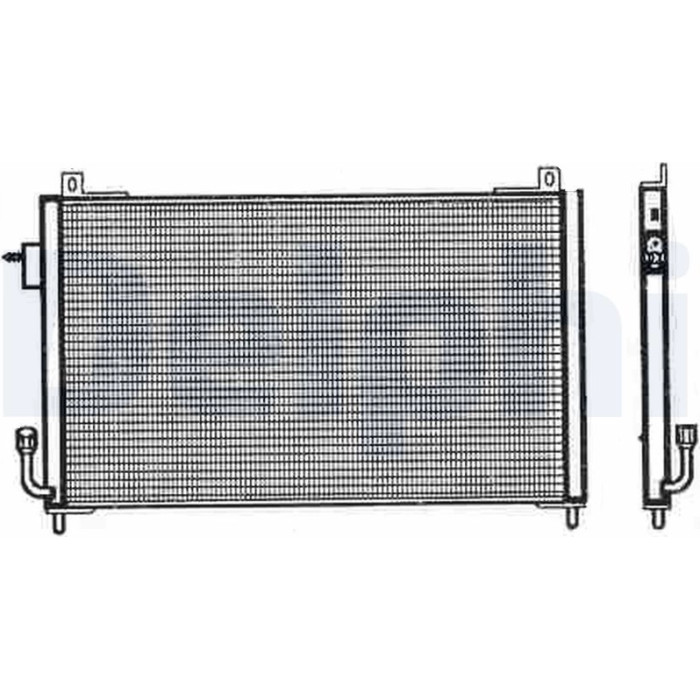 Delphi Klimakondensator TSP0225357 Delphi Klimakondensator TSP0225357