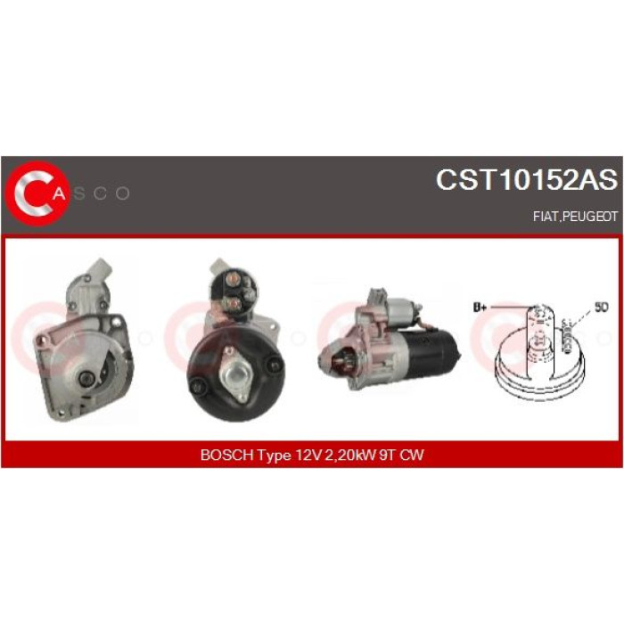 CASCO Anlasser CST10152AS CASCO Anlasser CST10152AS