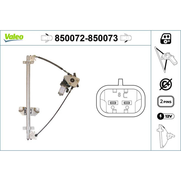 VALEO 850072 Fensterheber VALEO 850072 Fensterheber