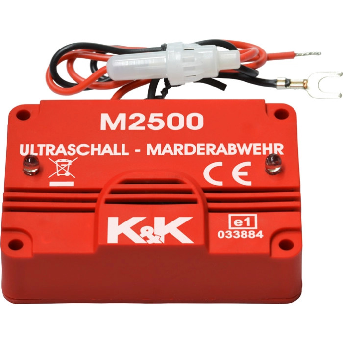K&K M2500 Marderabwehr Ultraschall 12 V – 180° Marderschutz, 105 dB, CAN-Bus & Hybrid K&K M2500 Marderabwehr Ultraschall 12 V – 180° Marderschutz, 105 dB, CAN-Bus & Hybrid