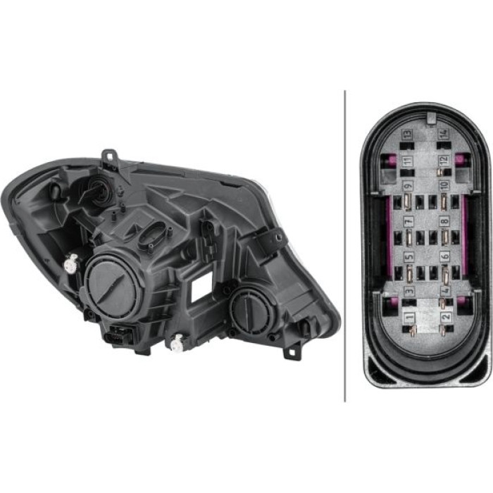 1ED 011 030-111 Scheinwerfer L H7/H7 +MOT TGFL CHR/GR HELL PQ 1ED 011 030-111 Scheinwerfer L H7/H7 +MOT TGFL CHR/GR HELL PQ