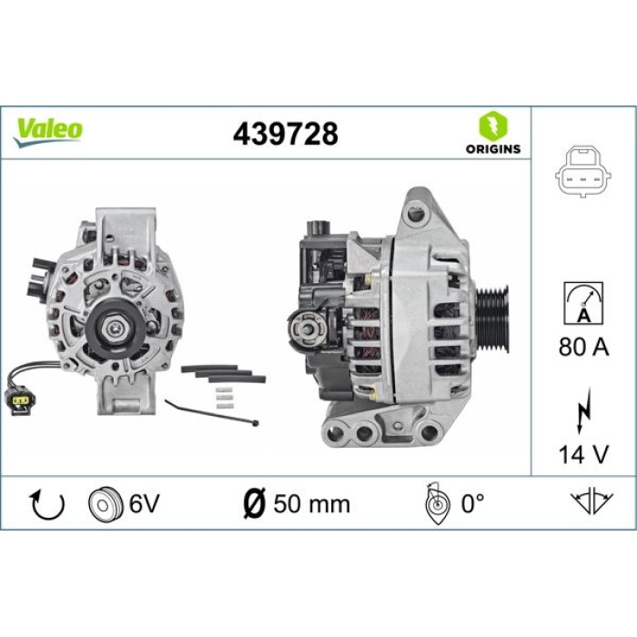 Valeo Lichtmaschine 439728 Valeo Lichtmaschine 439728