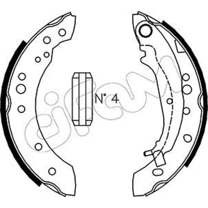 CIFAM Bremsbackensatz 153-266 CIFAM Bremsbackensatz 153-266