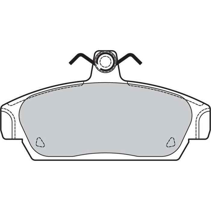 Valeo Bremsbelagsatz 598254 Valeo Bremsbelagsatz 598254
