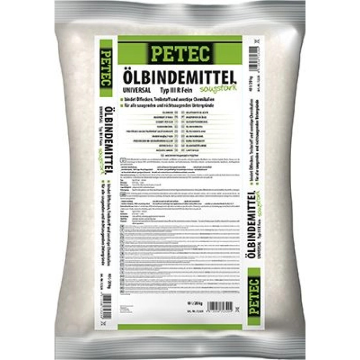 Petec Ölbindemittel ÖL und Chemikalienbinder Typ Iii R Sack 20 Kg 72320