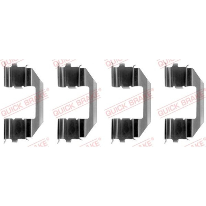 Quick Brake Zusatzsatz für Scheibenbremsbeläge 109-1258 Quick Brake Zusatzsatz für Scheibenbremsbeläge 109-1258