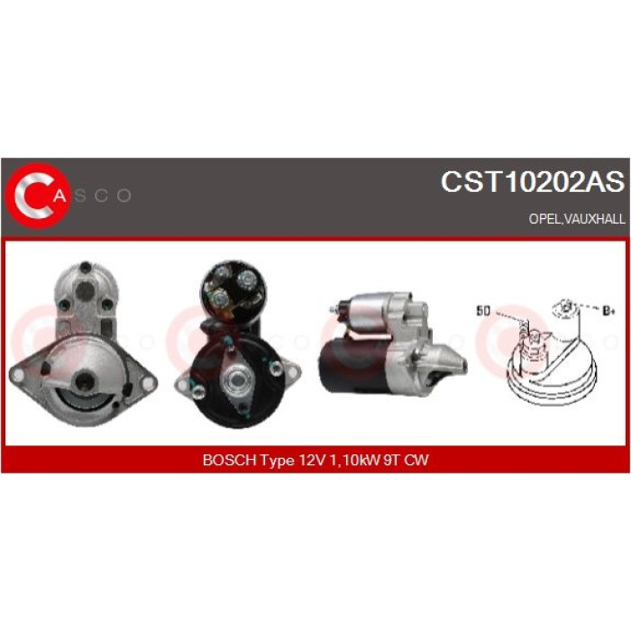 CASCO Anlasser CST10202AS CASCO Anlasser CST10202AS