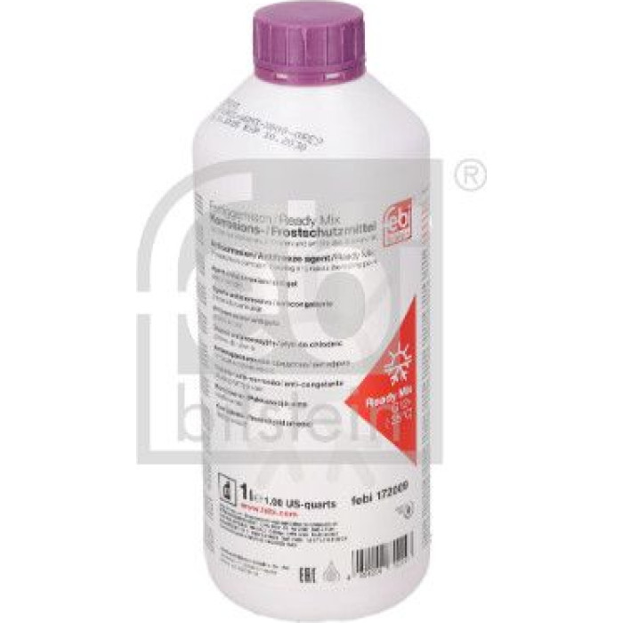 febi Kühlerfrostschutz Fertigmischung G12+ -35°C 1 Liter 172009 febi Kühlerfrostschutz Fertigmischung G12+ -35°C 1 Liter 172009
