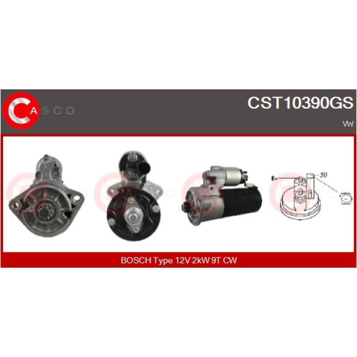 CASCO Anlasser CST10390GS CASCO Anlasser CST10390GS
