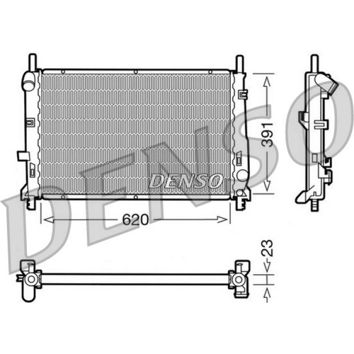 Denso Motorkühler DRM10070