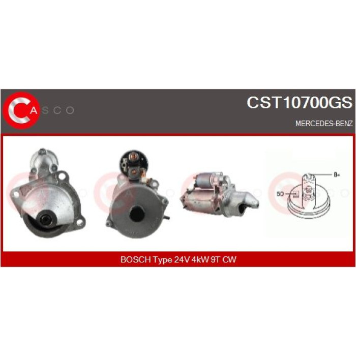 CASCO Anlasser CST10700GS CASCO Anlasser CST10700GS