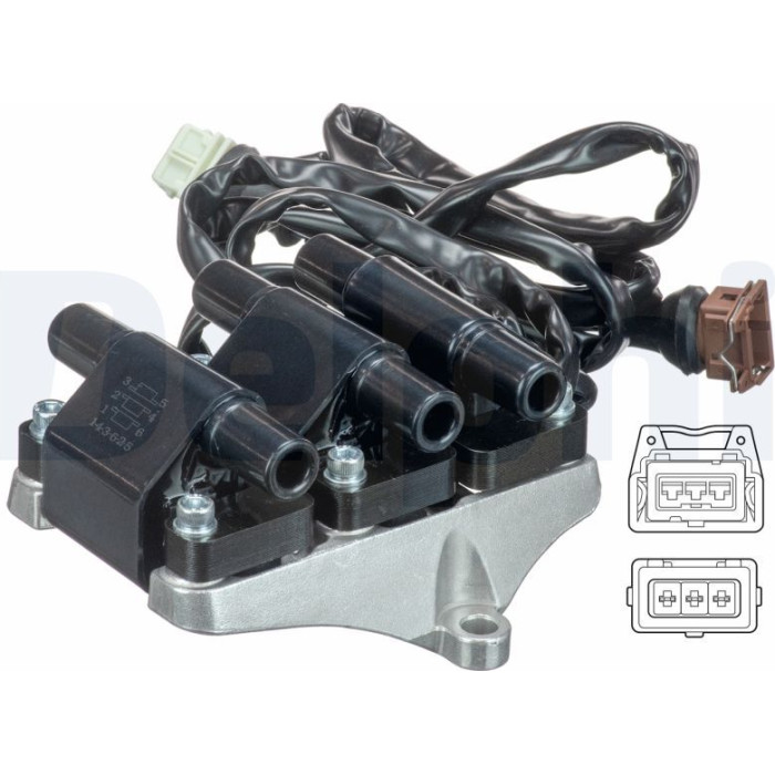 Delphi Zündspule GN10695-12B1 Delphi Zündspule GN10695-12B1