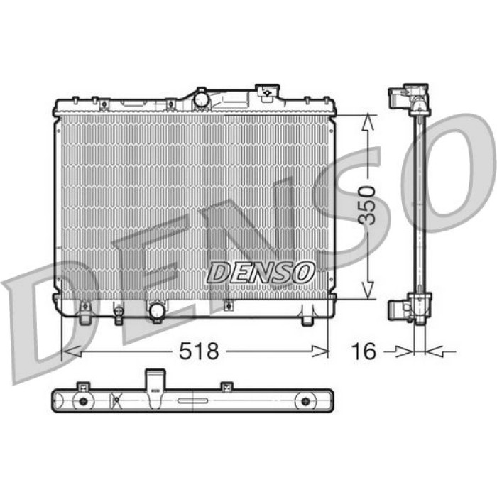 Denso Motorkühler DRM50029 Denso Motorkühler DRM50029