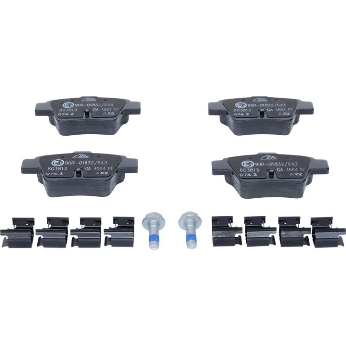 ATE Bremsbelagsatz Citroen Hinterachse C4 1, 4-2, 0 04-11 13.0460-3813.2 ATE Bremsbelagsatz Citroen Hinterachse C4 1, 4-2, 0 04-11 13.0460-3813.2