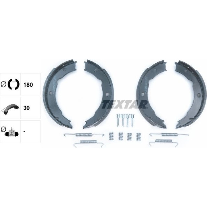 Textar Handbremsbackensatz 91054800 Textar Handbremsbackensatz 91054800