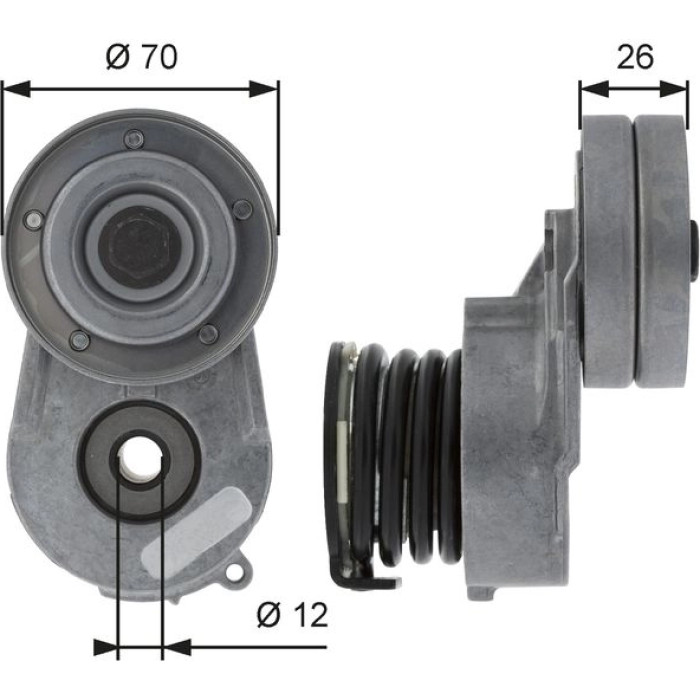 Gates Spannrolle T38496 Gates Spannrolle T38496