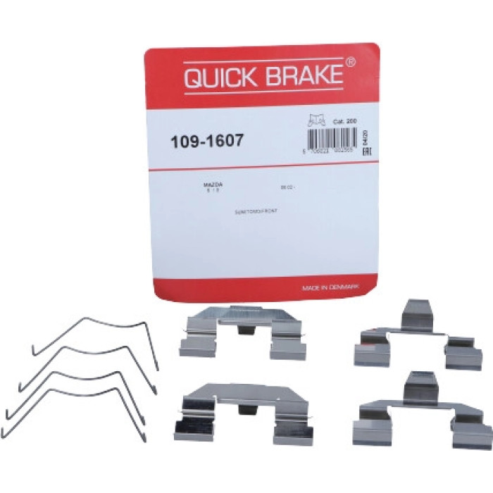 Quick Brake Montagesatz für Bremsbeläge 109-1607 Quick Brake Montagesatz für Bremsbeläge 109-1607