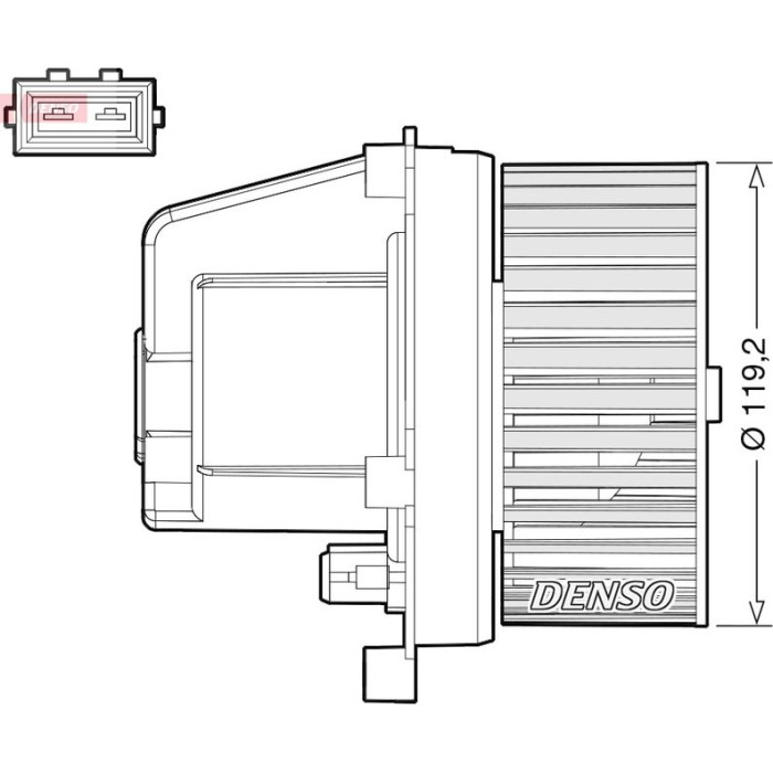 Denso Innenraumgebläse DEA33003 Denso Innenraumgebläse DEA33003