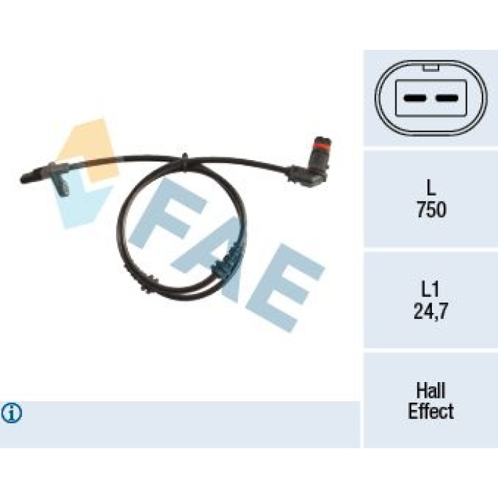 FAE Sensor, Raddrehzahl 78210 FAE Sensor, Raddrehzahl 78210