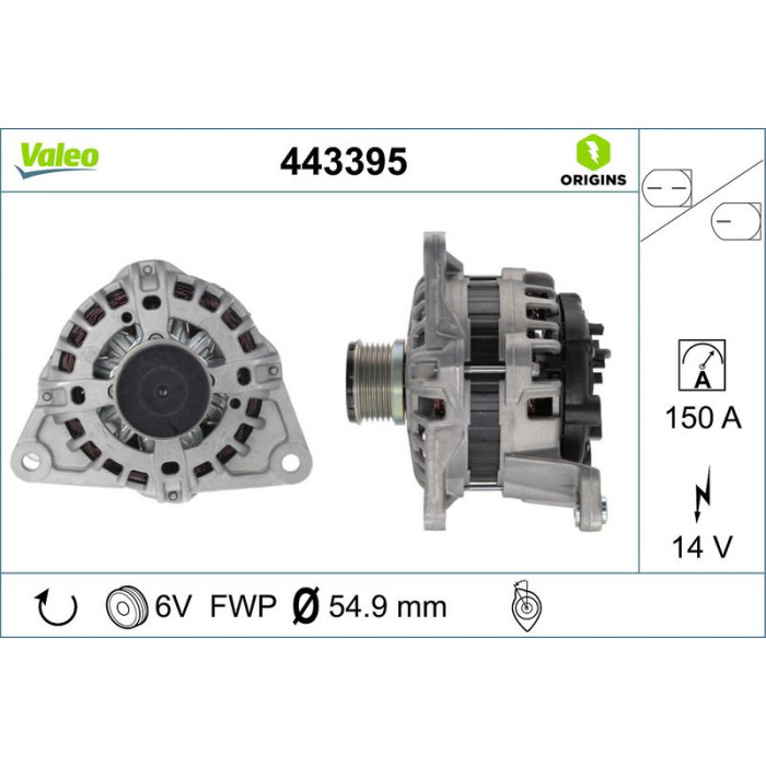 Valeo Lichtmaschine 443395