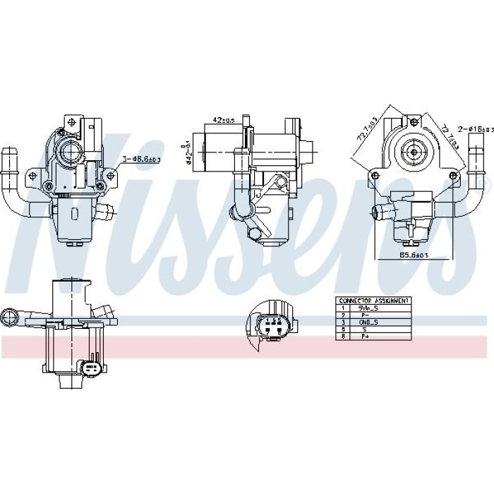 Nissens AGR-Ventil 98264 Nissens AGR-Ventil 98264
