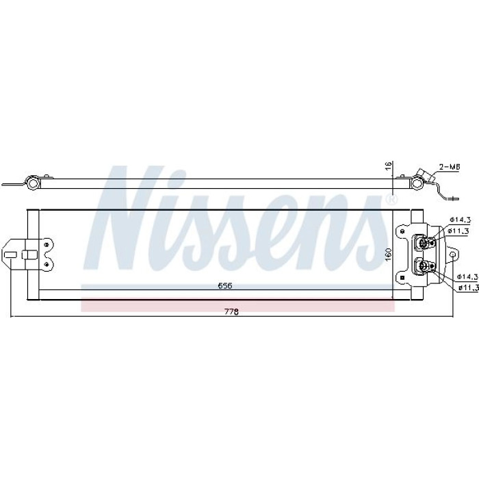 Nissens Ölkühler PKW 90617 Nissens Ölkühler PKW 90617