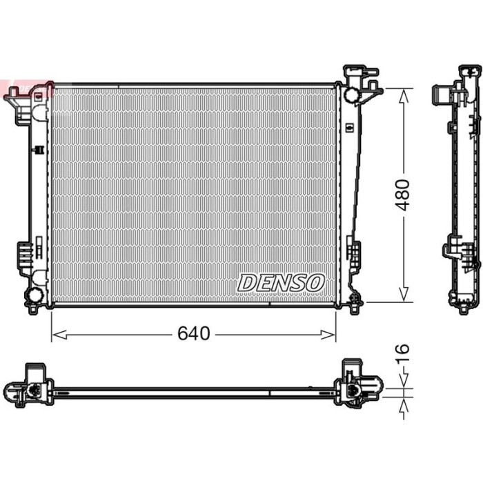 Denso Motorkühler DRM41003 Denso Motorkühler DRM41003