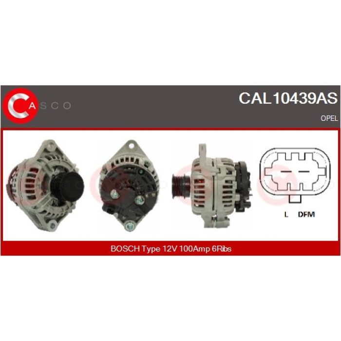 CASCO Generator CAL10439AS CASCO Generator CAL10439AS