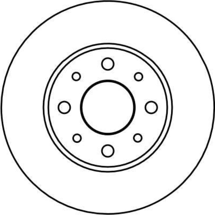TRW Bremsscheibe Fiat Palio DF4037 TRW Bremsscheibe Fiat Palio DF4037